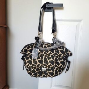 Stylish Giraffe Print Handbag